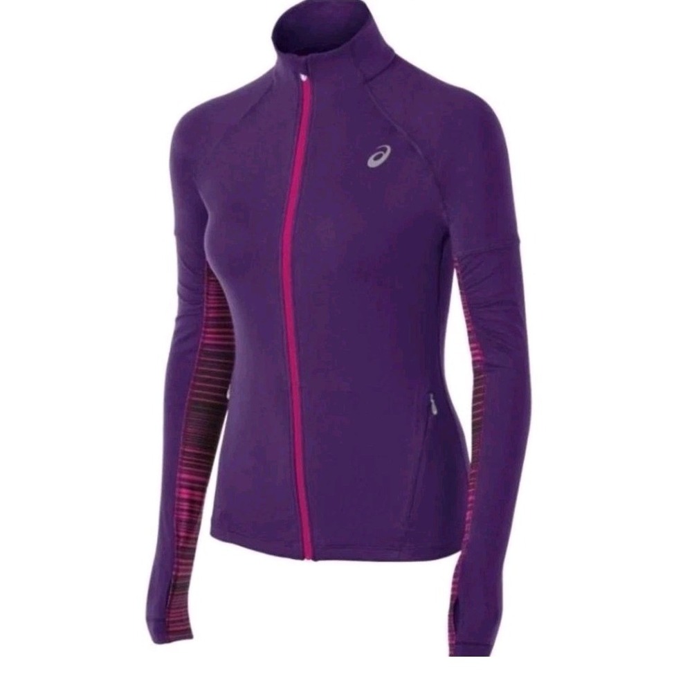 ASICS Thermopolis Lightweight Full-Zip Thermal Purple Women's Jacket Size M